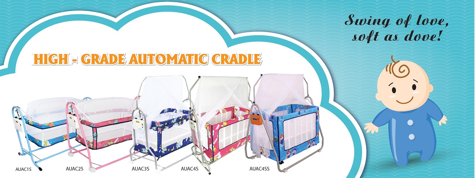 Nôi, võng, cũi gỗ, phụ kiện cao cấp cho bé