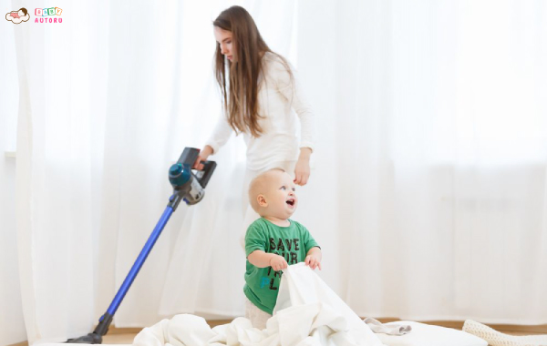 Phụ bố mẹ làm việc nhà