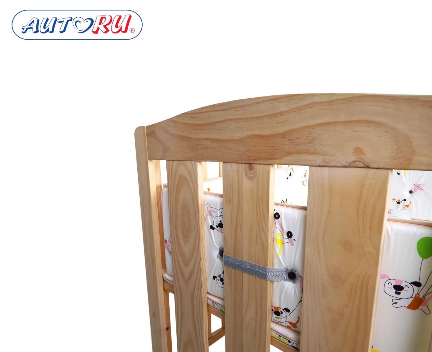 Bộ quây nệm cũi gỗ xếp cao cấp cho bé - thương hiệu Autoru
